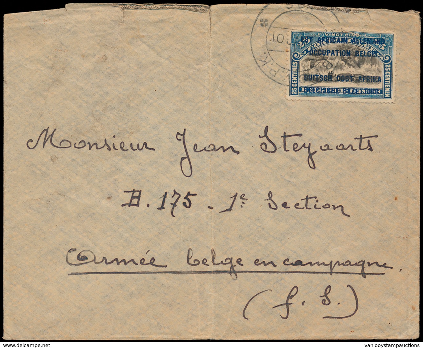 ) 1918, N° 31 '25c Blauw Met Opd - Covers & Documents