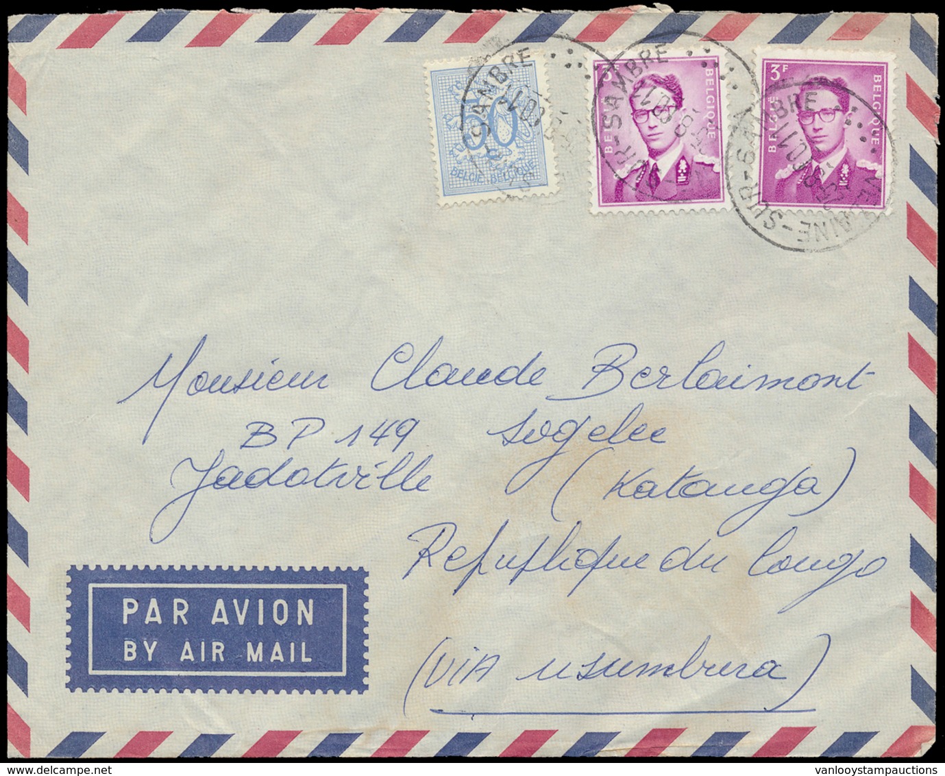 ) 1960, N° 854 En 1067 (2x) Belg - Katanga