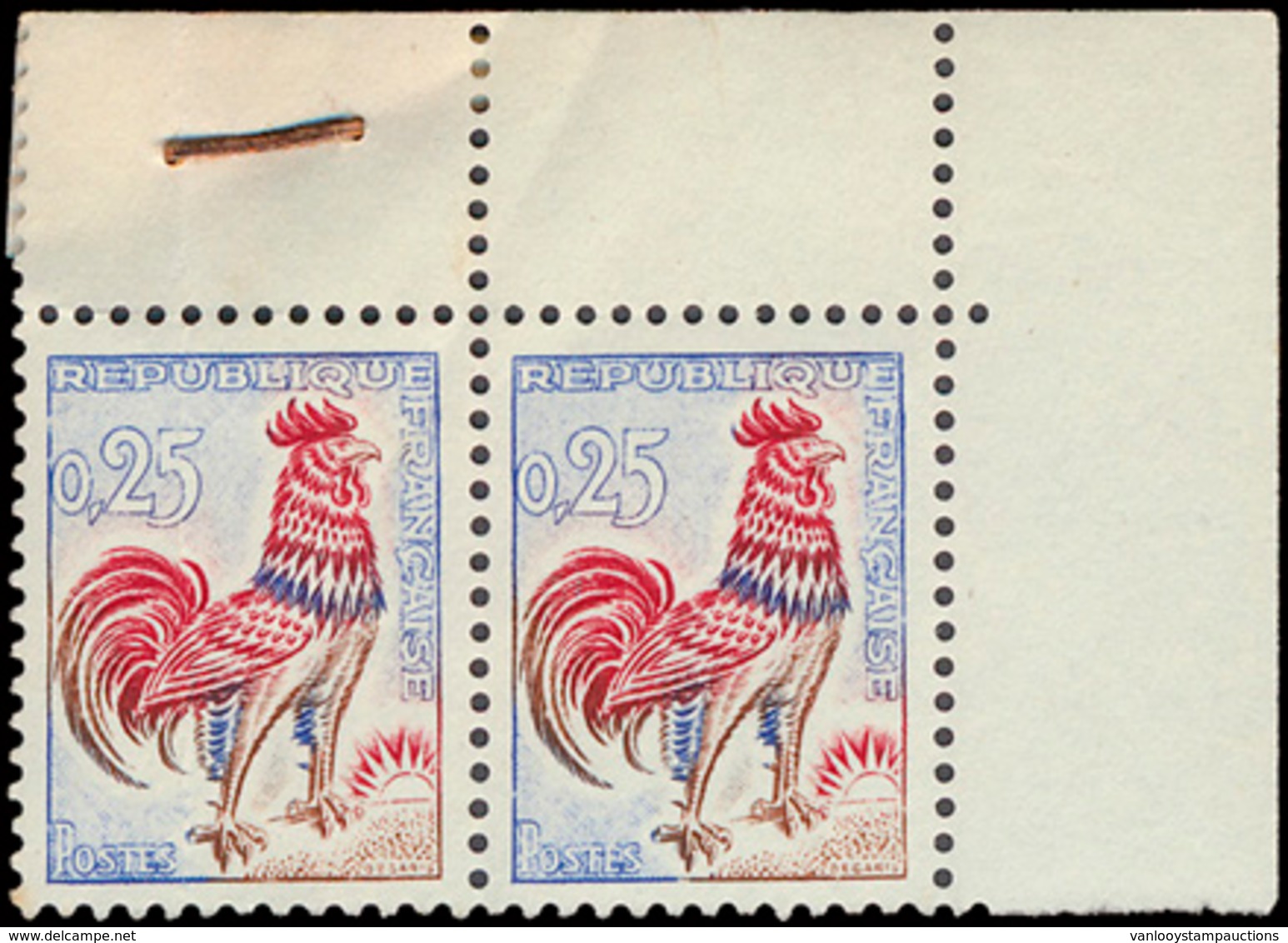 ** N° 1331d 'Coq De Decaris 25c F - Other & Unclassified