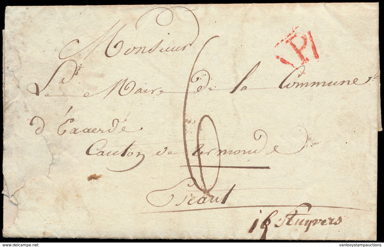 ) 1811, Brief Van Parijs Naar An - Other & Unclassified