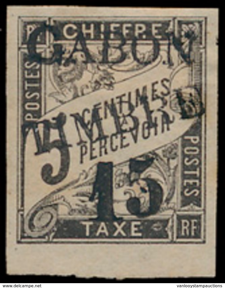 * N° 11 '15 Gabon Timbre Op 5 Ce - Unused Stamps