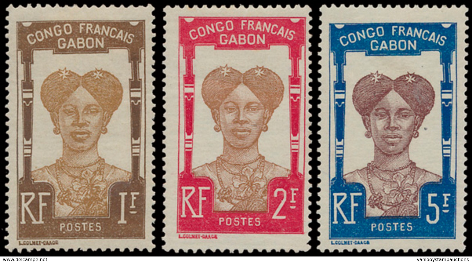 * N° 33/48 'Congo Français Gabon - Nuevos