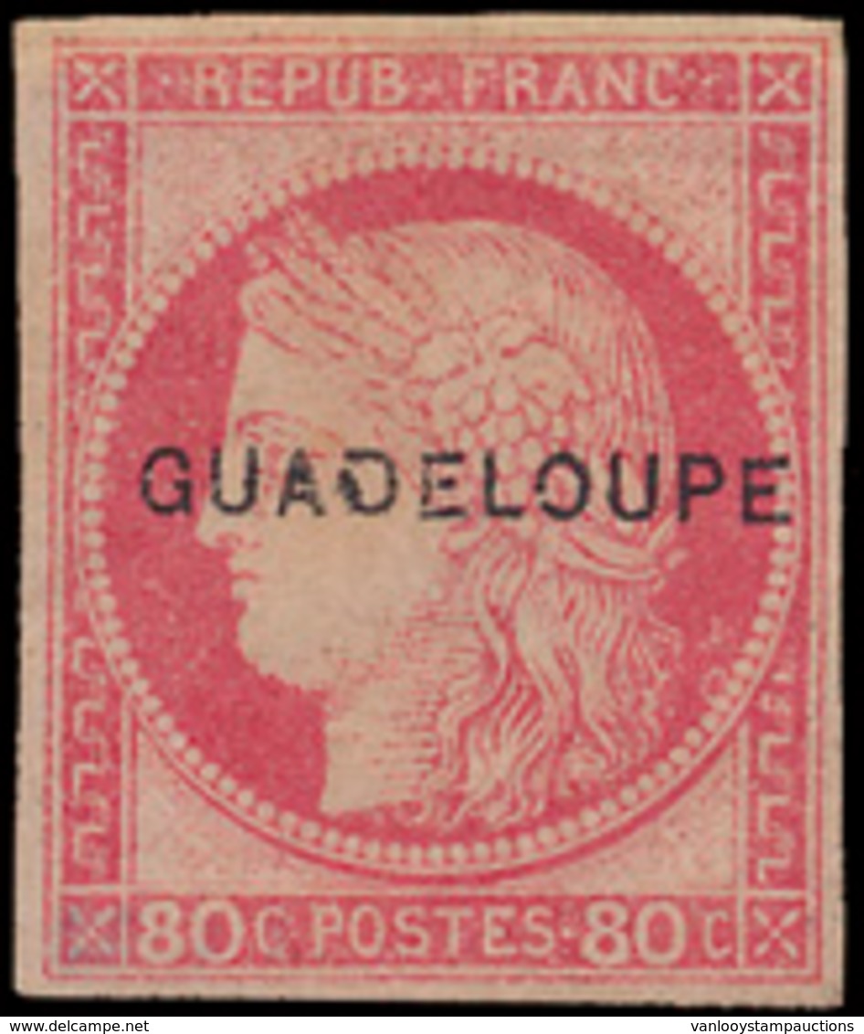 * N° 13 '80c Roze, Met Zwarte Op - Unused Stamps