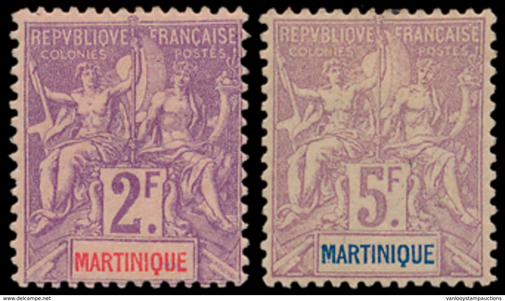 * N° 44/51 'Groupe 1899/1906' Vo - Unused Stamps