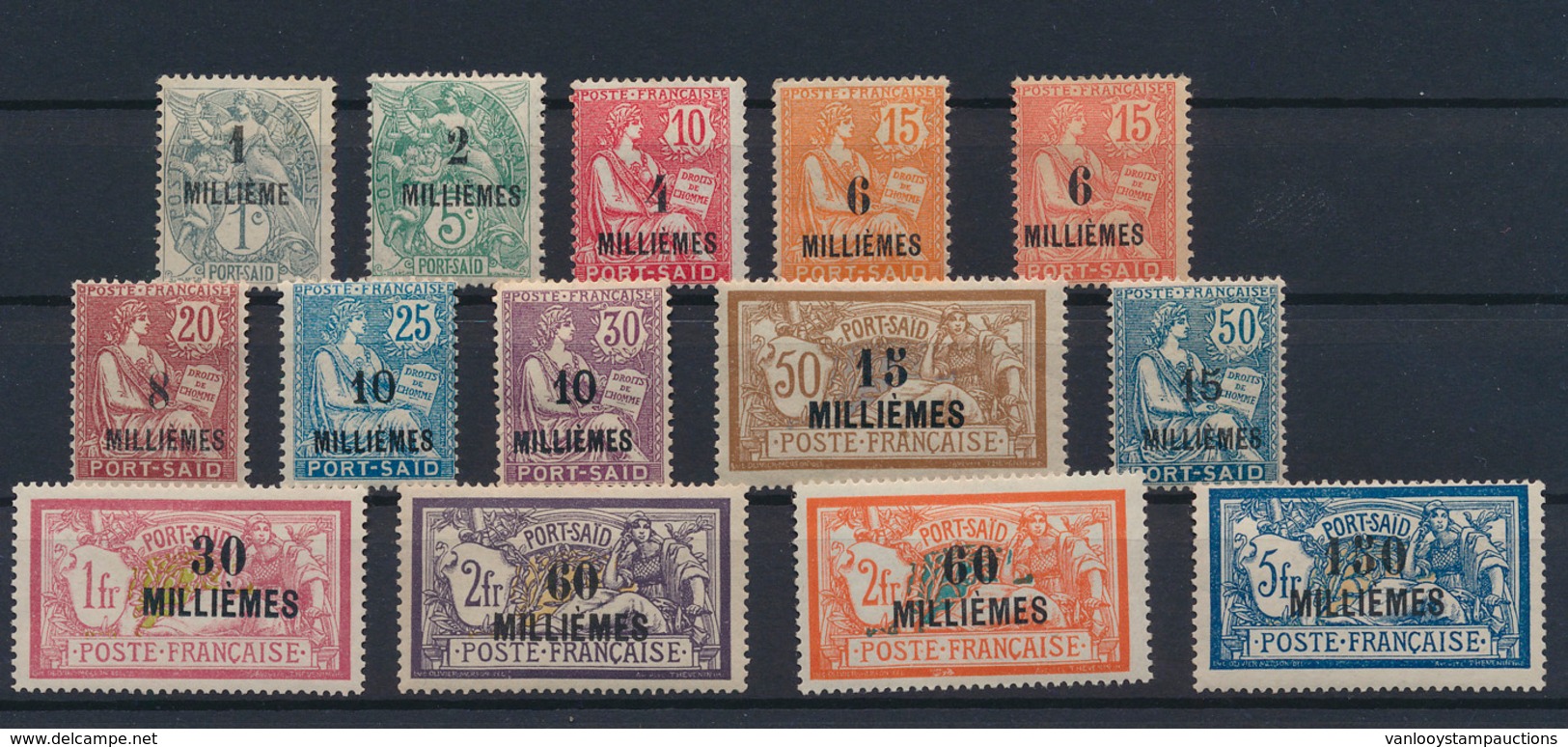 * N° 49/60 'Opdruk Van Parijs, W - Unused Stamps