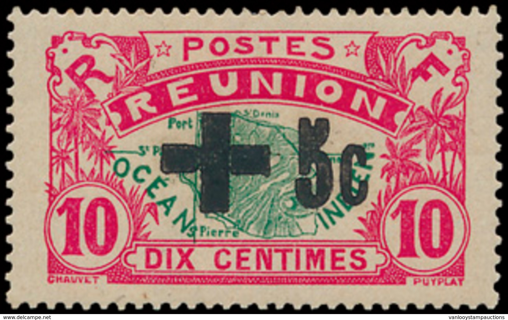 * N° 80 '10c Met Opdruk + 5c In - Unused Stamps