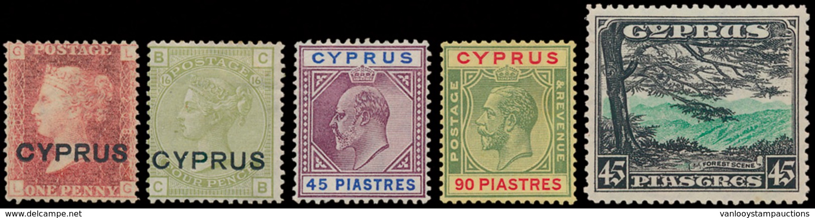 **/*/0 1880/1935, Mooie Verzameling I - Cyprus (...-1960)