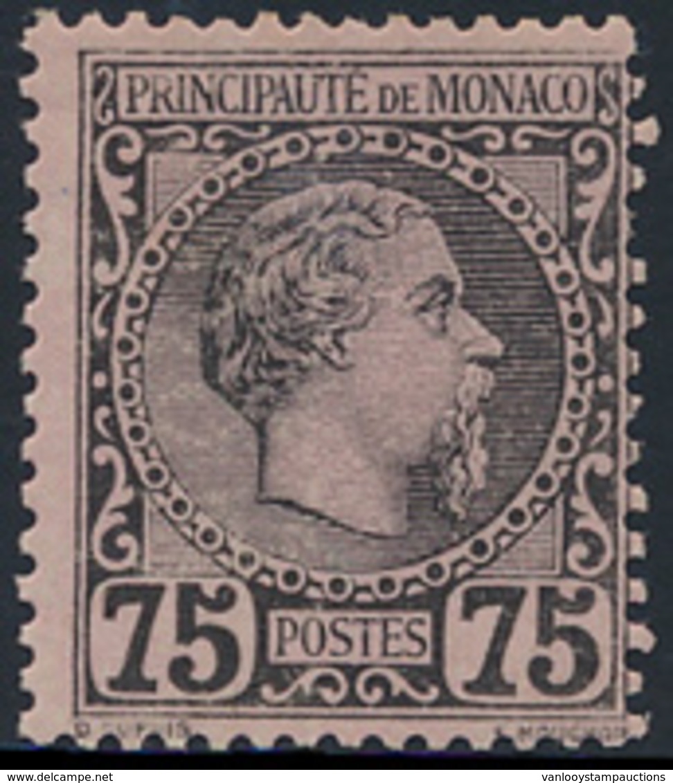 N° 8 'Charles III, 75c Noir Su - Other & Unclassified