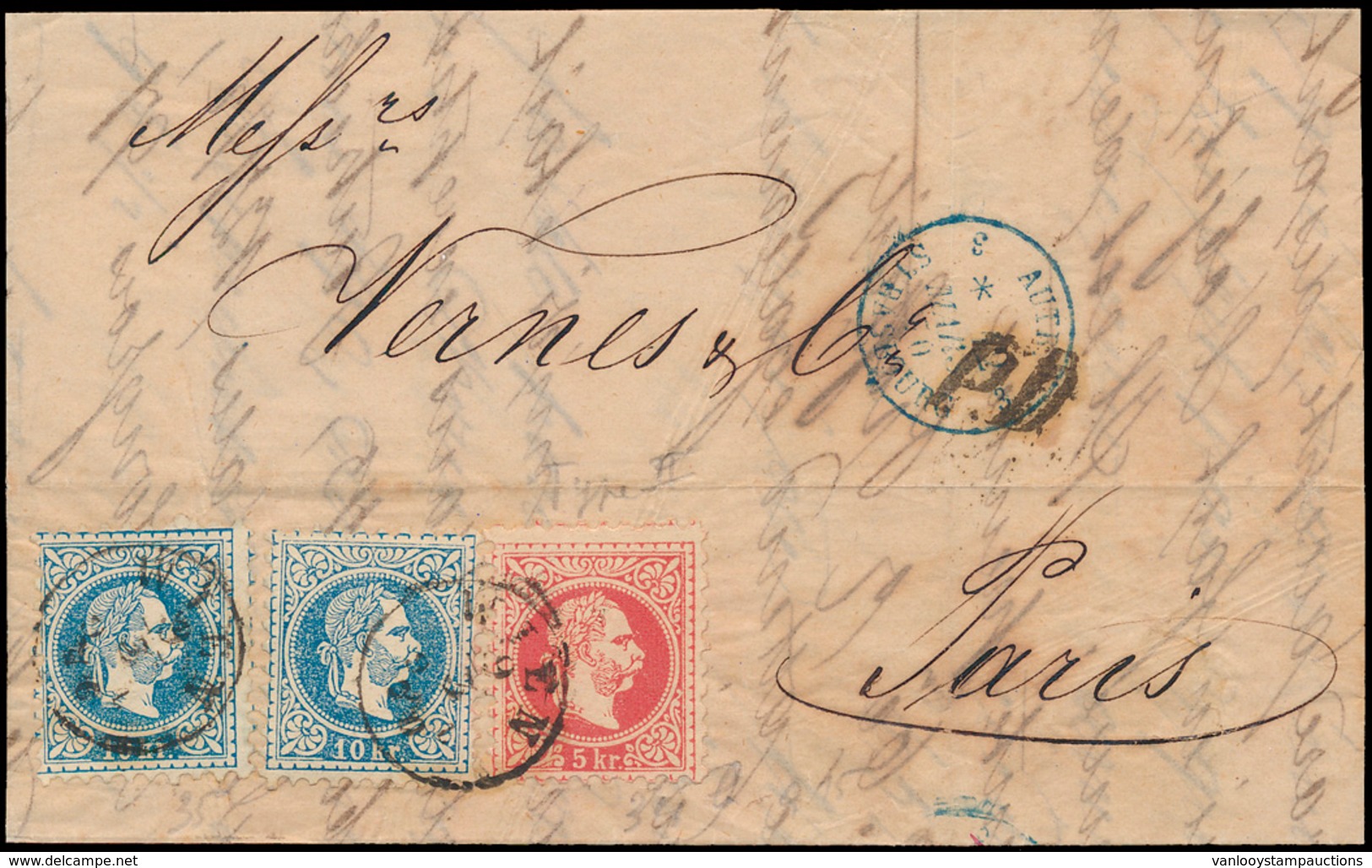 ) 1870, (Mi) N° 37-I En 38-I (2x - Franking Machines (EMA)