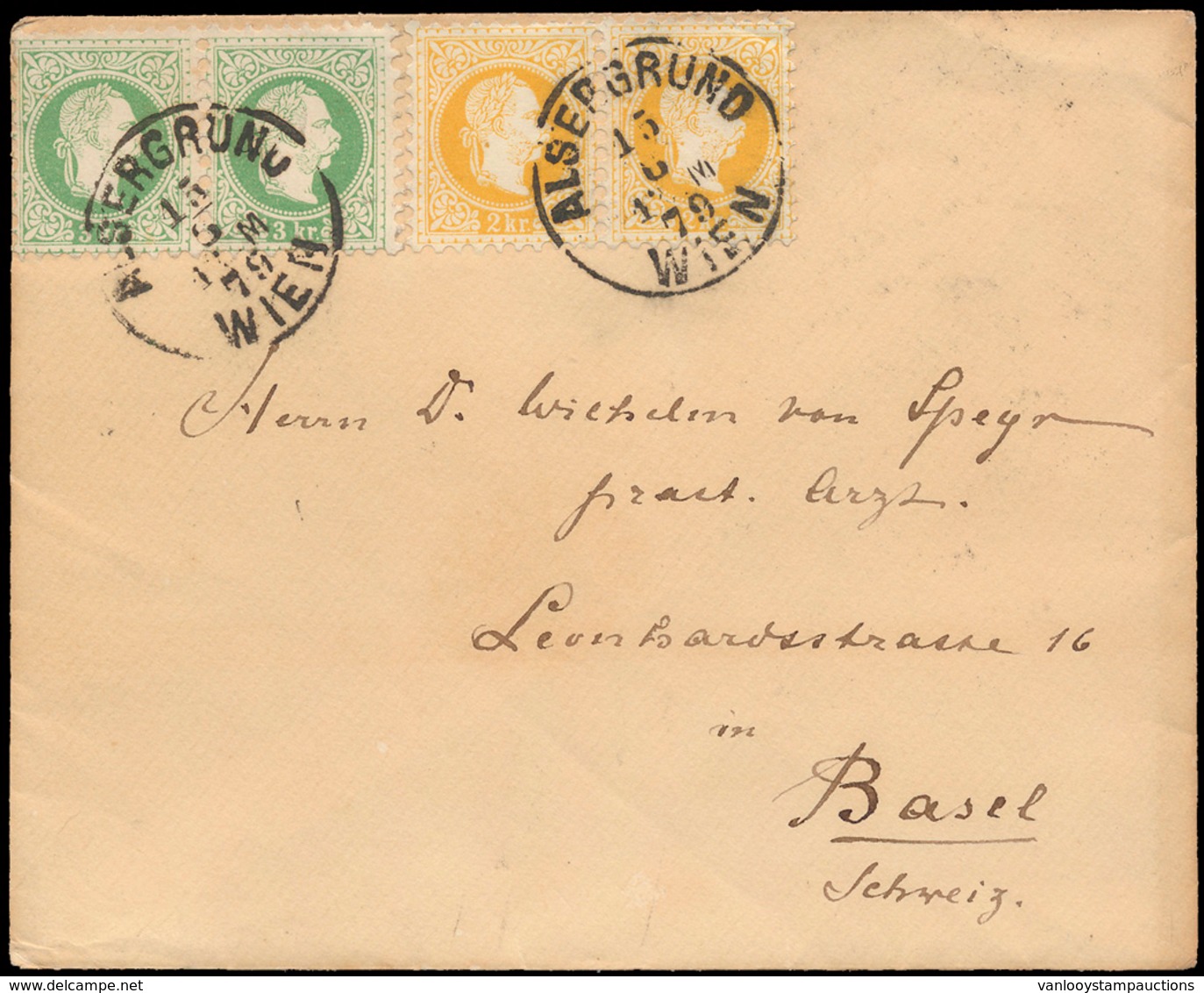 ) 1879, (Mi) N° 35-II En 36-II, - Franking Machines (EMA)