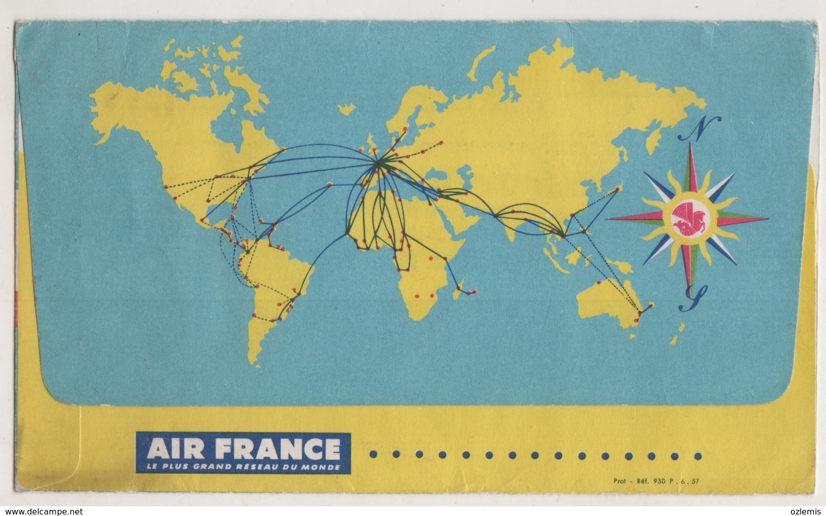 AIR FRANCE   AIRLINES TICKET COVER - Biglietti