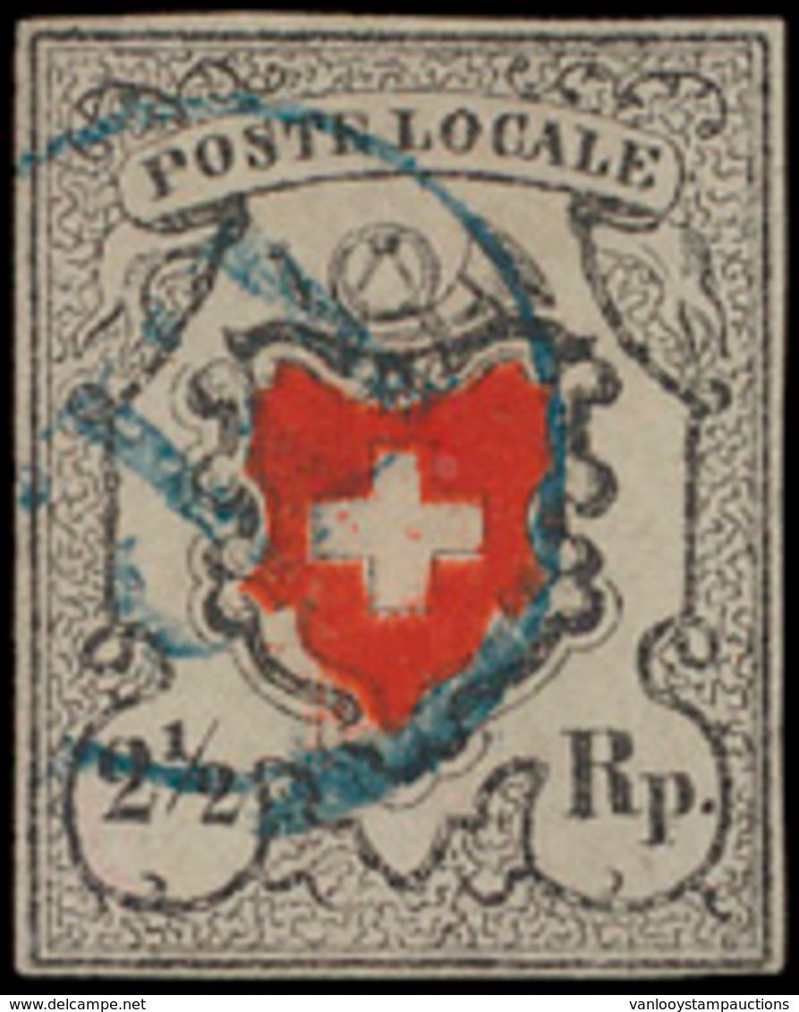 N° 6-Ia '1850, 2 1/2 Rp Poste - Other & Unclassified