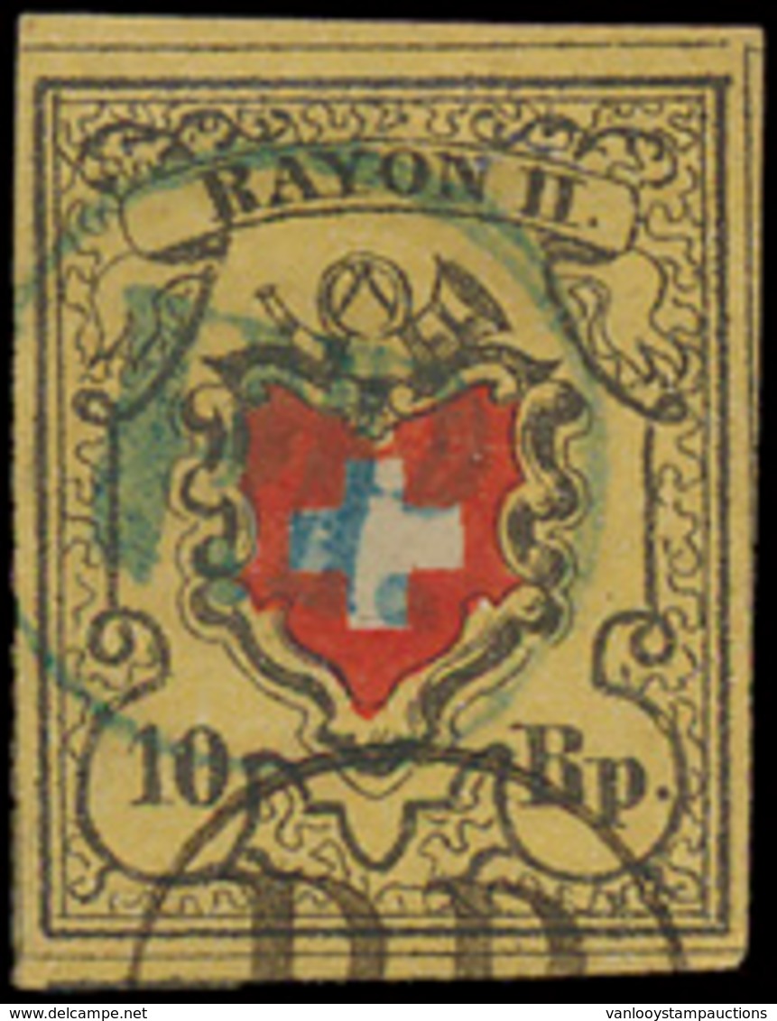 N° 8-II '1850, 10 Rappen', Met - Other & Unclassified