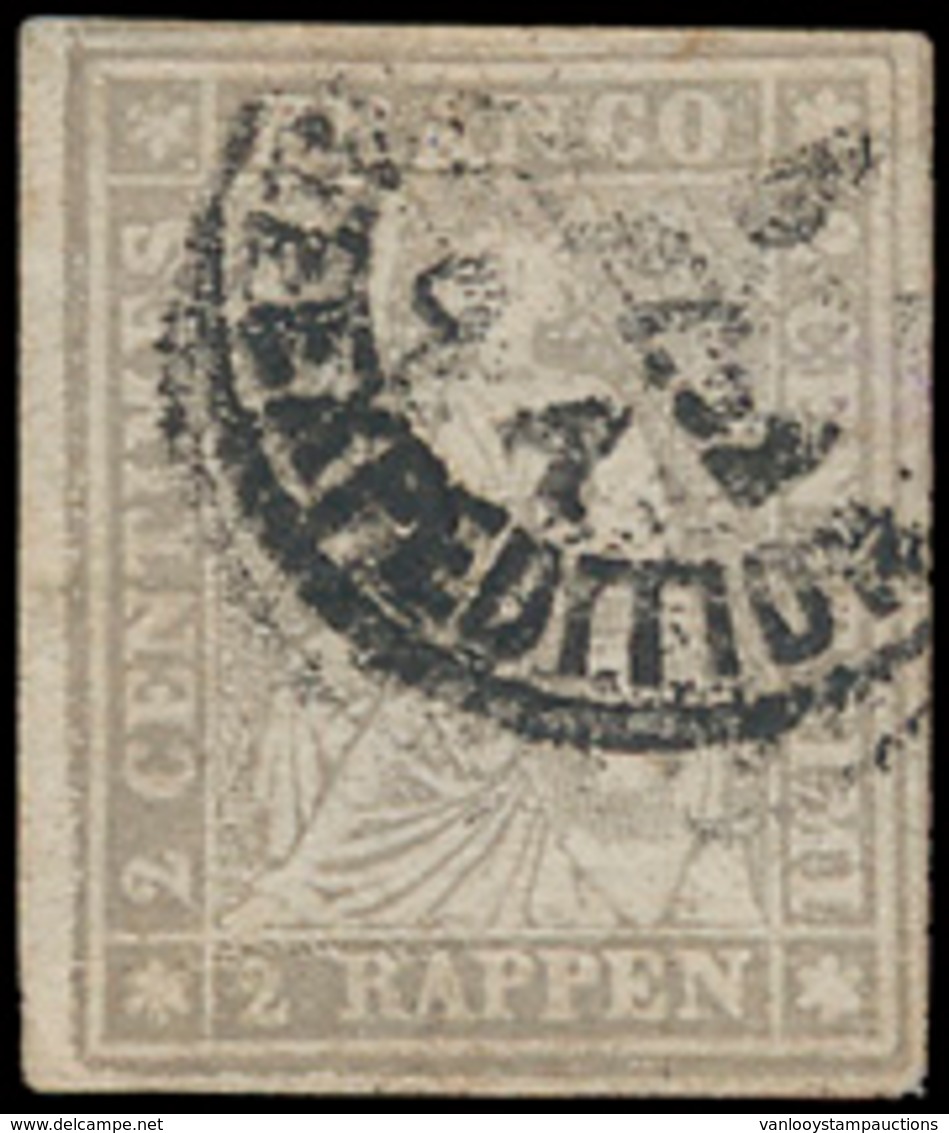 N° 19 '1862, Strubel 2 Rp Grij - Other & Unclassified