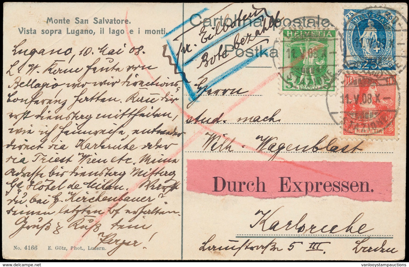 ) 1882/1908 'Staande Helvetia' M - Postmark Collection
