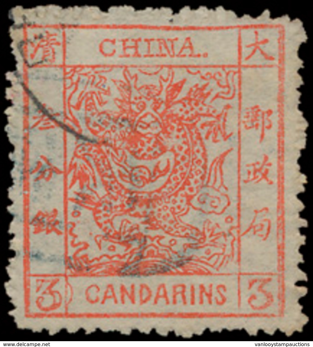 N° 2-III '3c Vermillion' (Cat. - Collections, Lots & Series