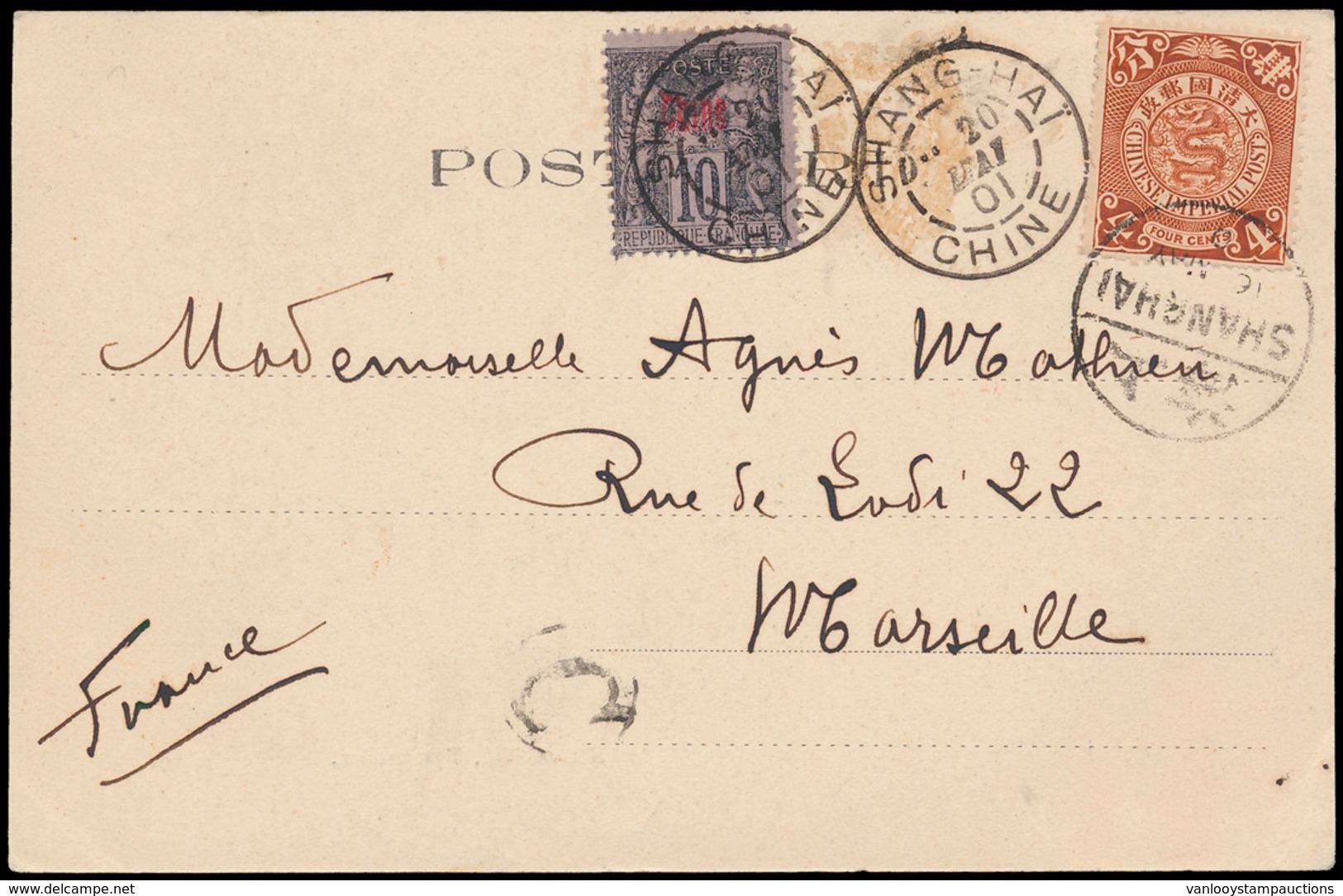 ) 1901, Picture Postcard Franked - Other & Unclassified