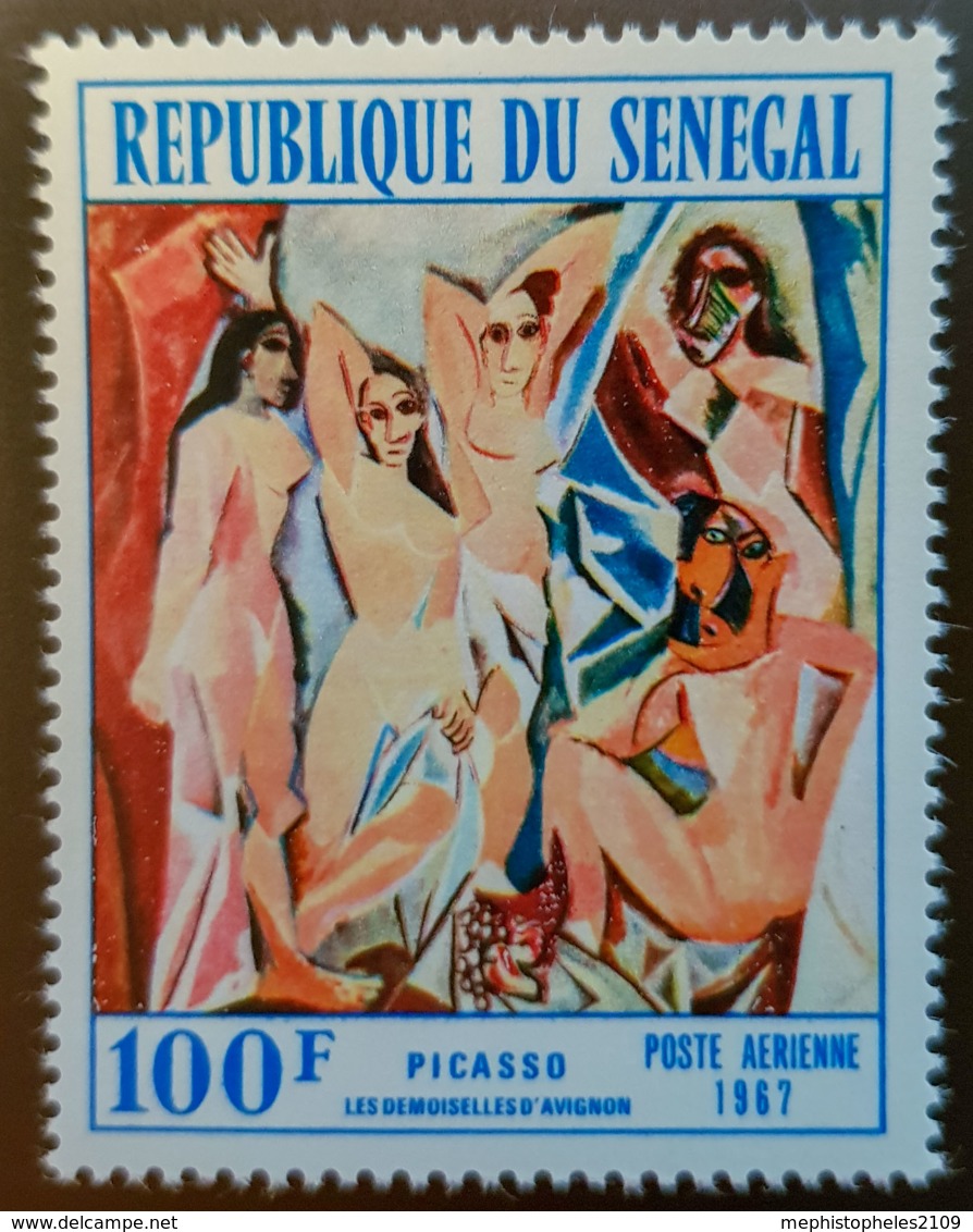 SENEGAL 1967 - MNH - Mi 360 - Poste Aérienne 100F - Picasso - Senegal (1960-...)