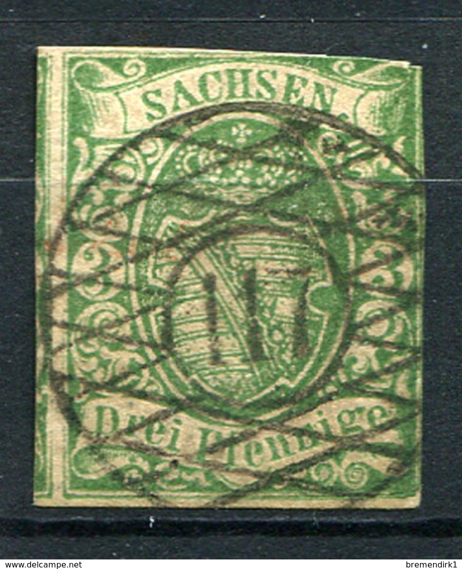 20197) SACHSEN # 2 Gestempelt Aus 1851, 120.- € - Sachsen