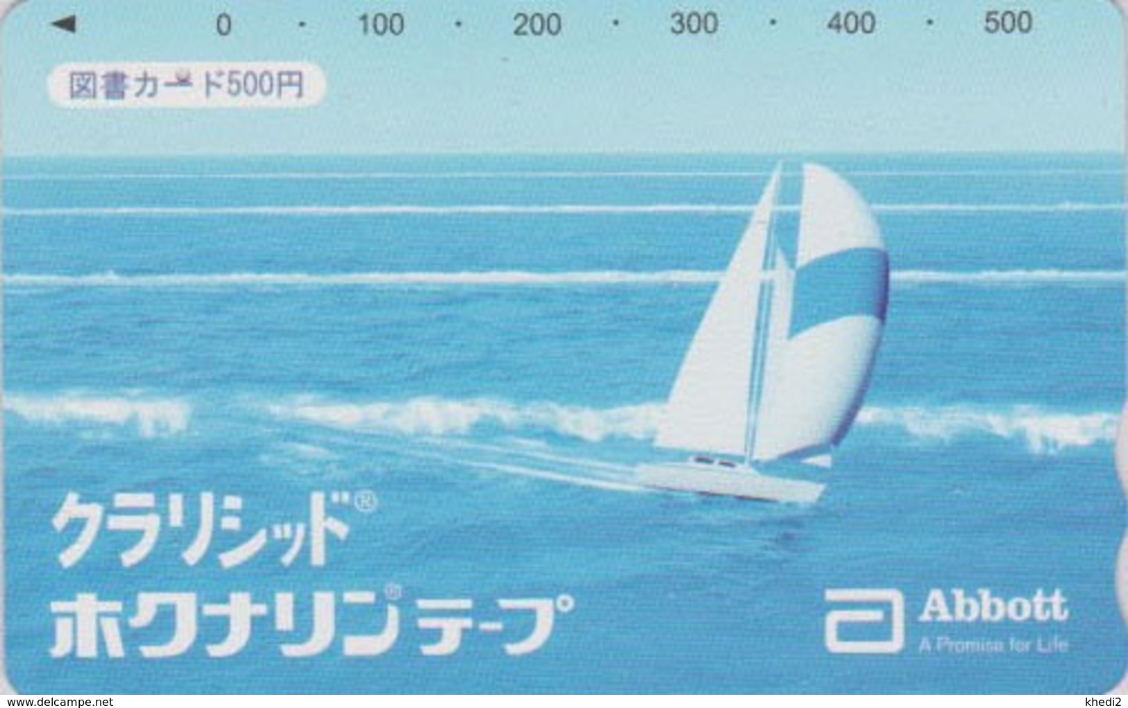 Carte Prépayée Japon - BATEAU VOILIER - SAILING SHIP ** ABBOTT ** - Japan Prepaid Tosho Card - SCHIFF - 143 - Schiffe