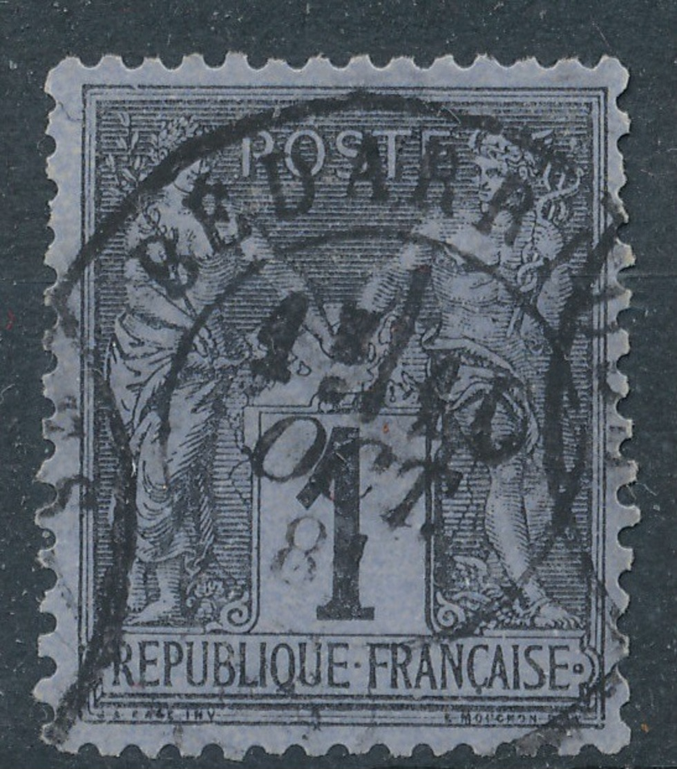 N°83 NUANCE COBALT. - 1876-1898 Sage (Type II)