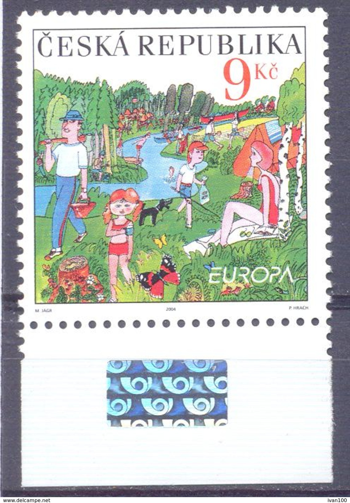 2004. Czech Republic,  Europa 2004, 1v, Mint/** - 2004