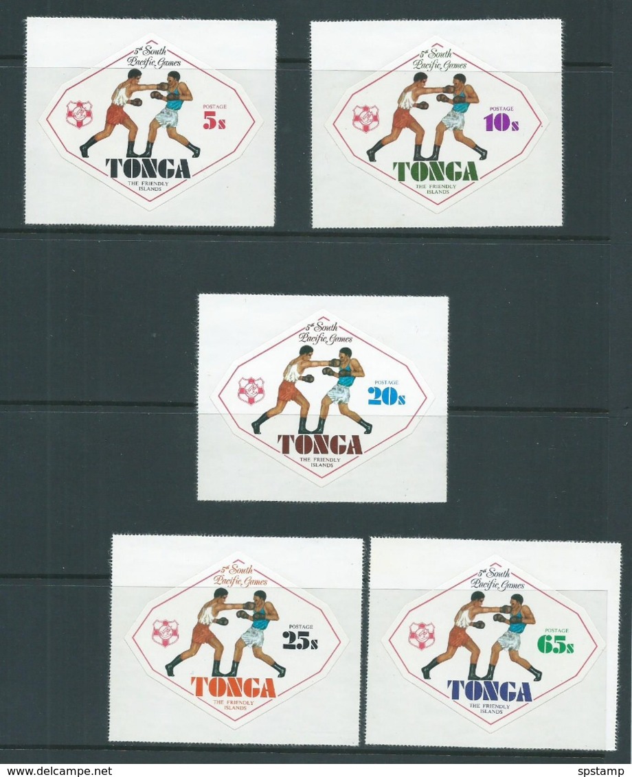 Tonga 1975 South Pacific Games Self Adhesives Set 13 MNH - Tonga (1970-...)