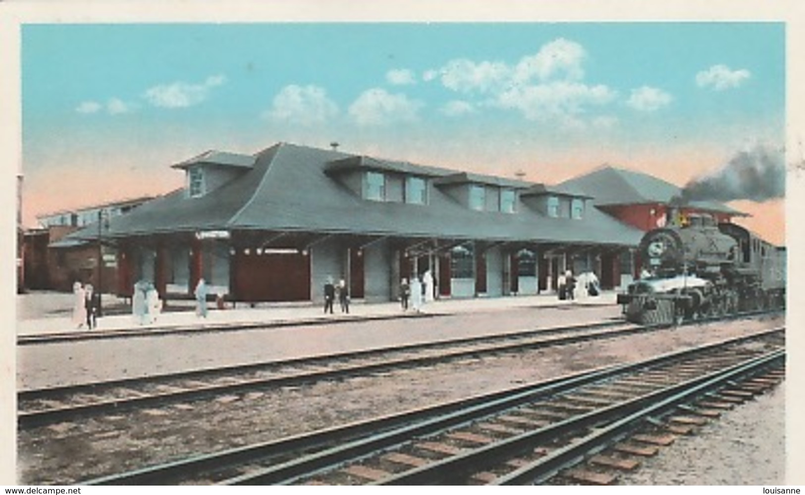 19 / 10 / 456  -   MAINE  CENTRAL  R R. STATION. LEWISTON  - MAINE - Lewiston