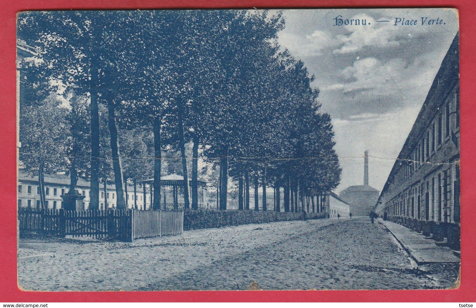 Hornu - Place Verte ... Quartier Ouvrier , Coron  - 1909 ( Voir Verso ) - Boussu