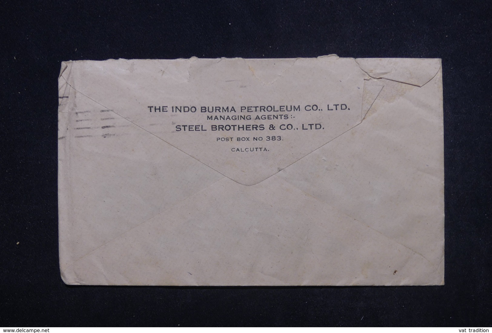 INDE - Enveloppe Commerciale De Calcutta Pour Perth En 1942 Avec Cachet De Contrôle - L 45300 - 1936-47 Koning George VI
