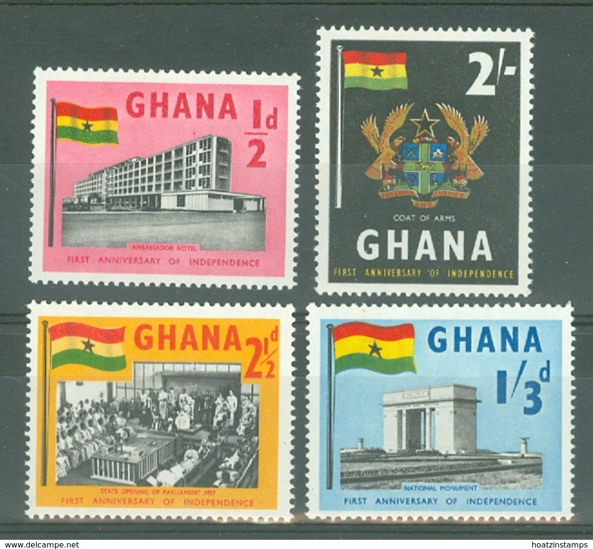 Ghana: 1958   First Anniv Of Independence   MNH - Ghana (1957-...)