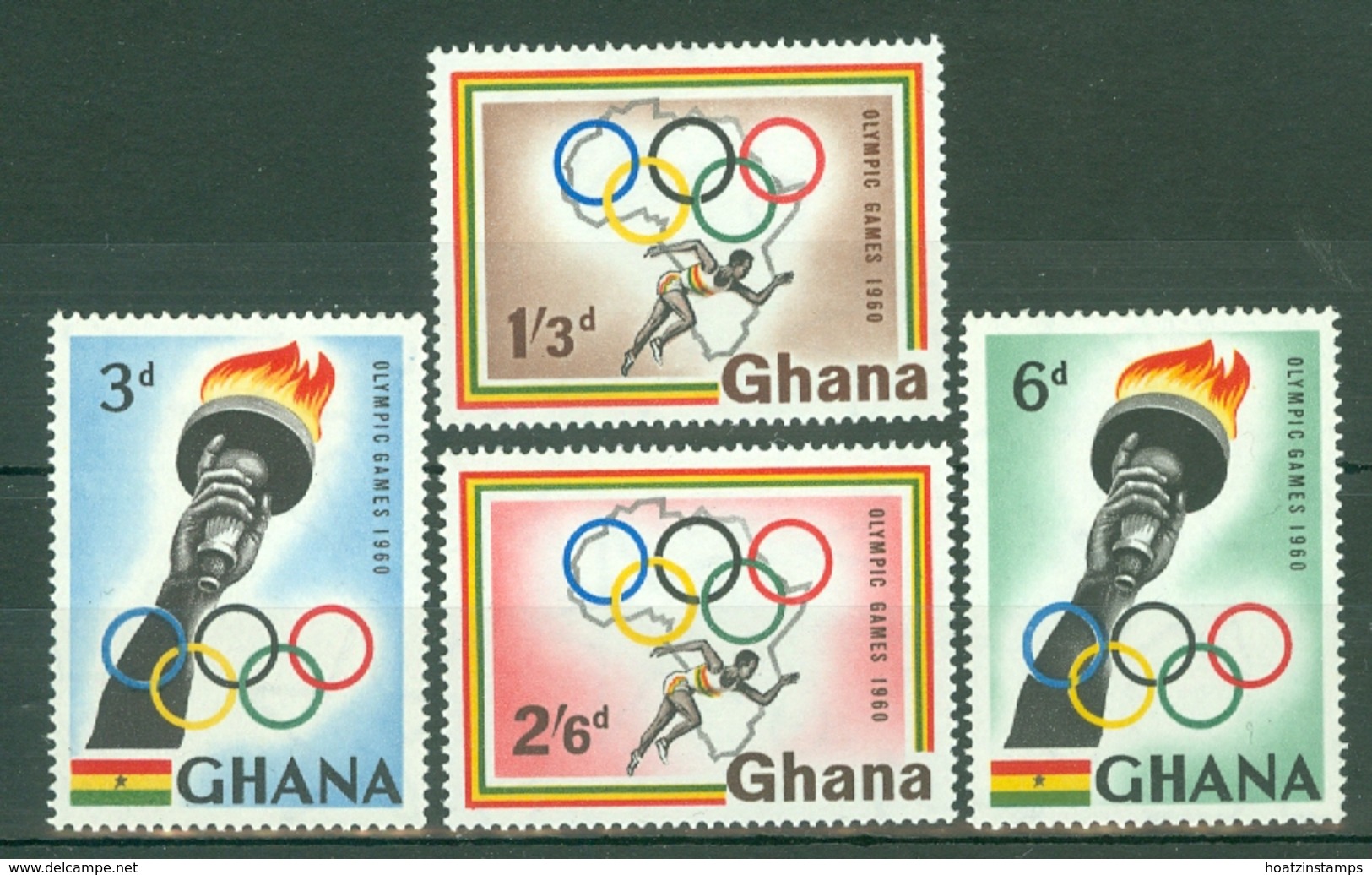 Ghana: 1960   Olympic Games   MNH - Ghana (1957-...)
