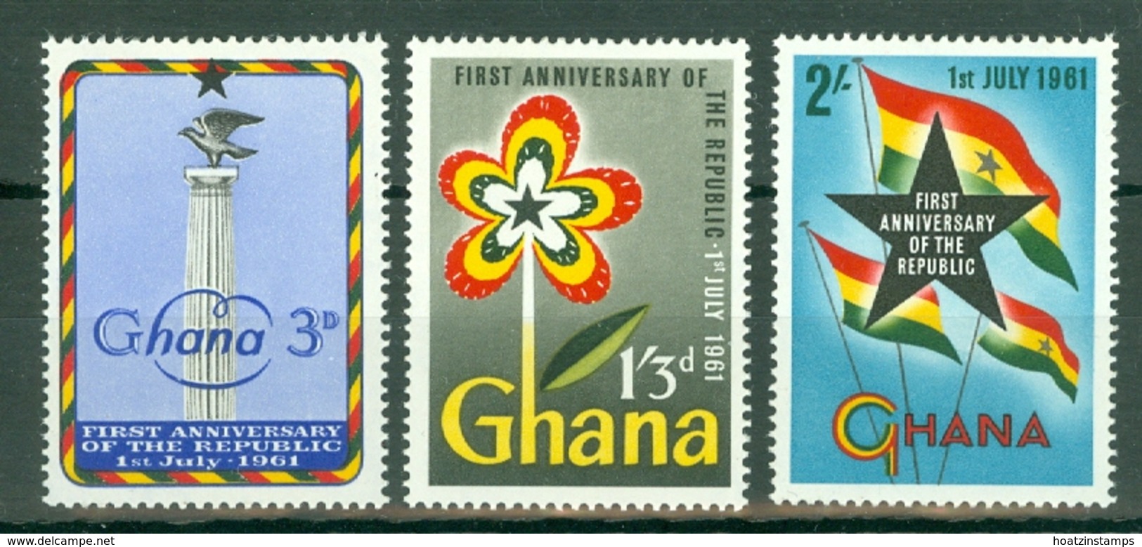 Ghana: 1961   First Anniv Of Republic  MNH - Ghana (1957-...)