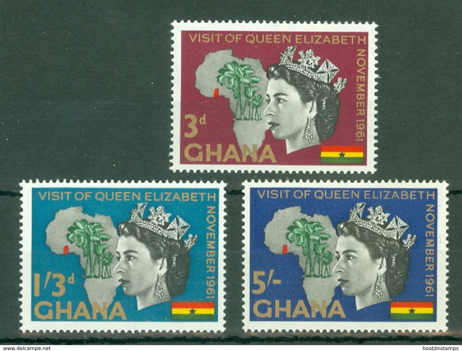 Ghana: 1961   Royal Visit   MNH - Ghana (1957-...)