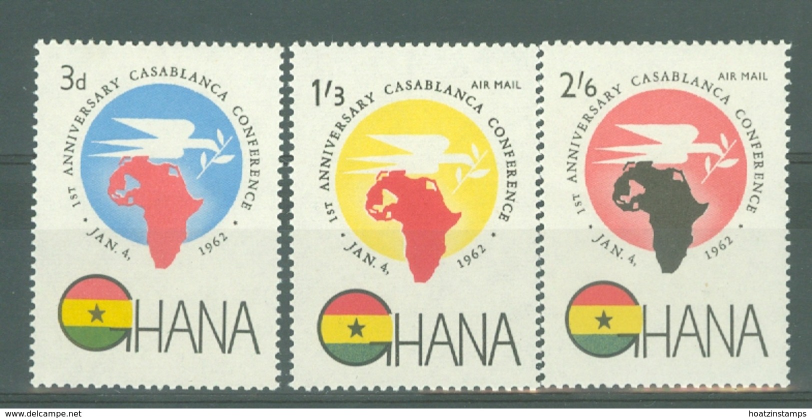 Ghana: 1962   First Anniv Of Casablanca Conference   MNH - Ghana (1957-...)