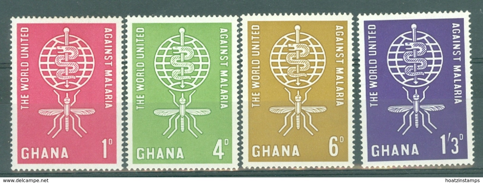 Ghana: 1962   Malaria Eradication   MH - Ghana (1957-...)