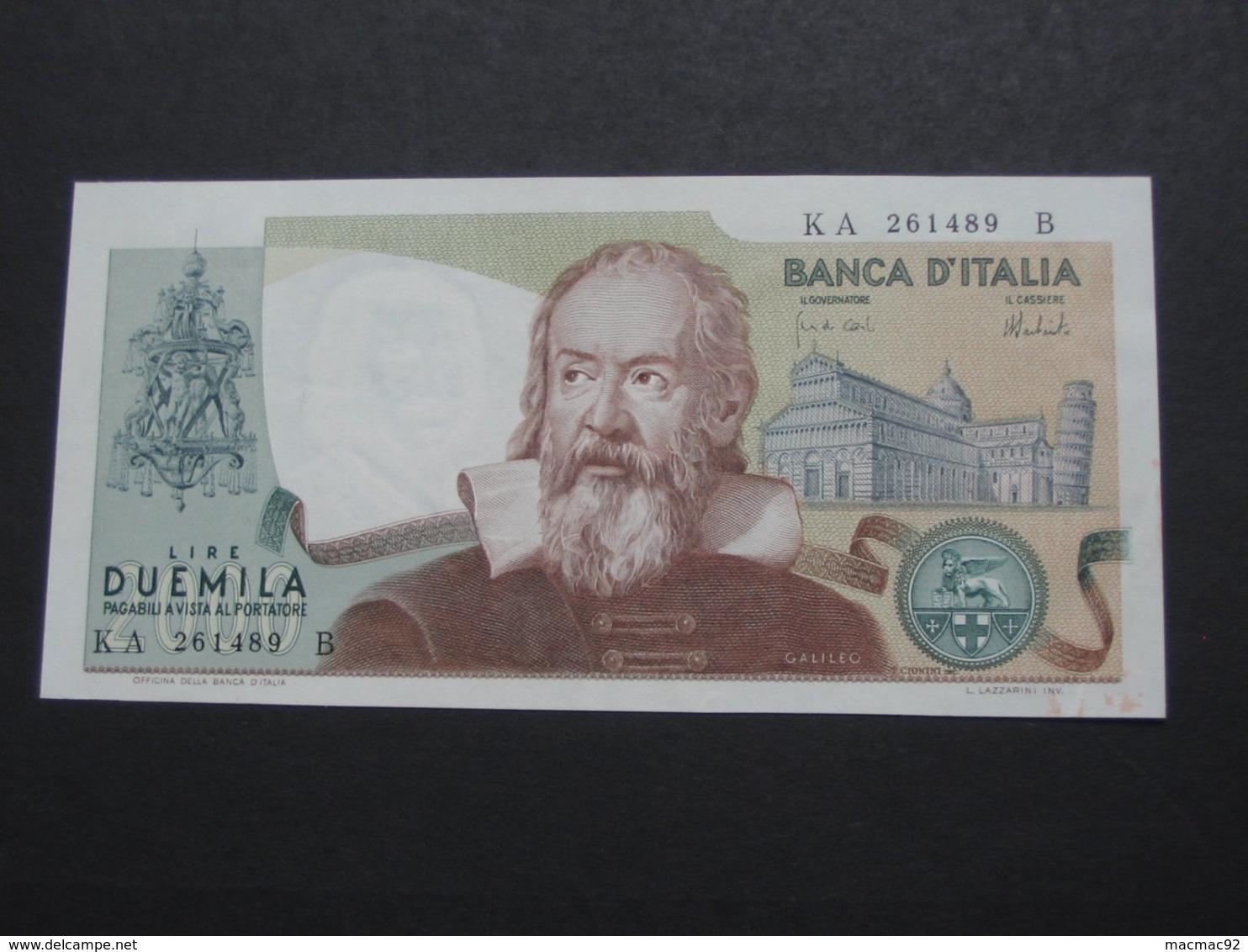 2000  Duemila LIRE   - ITALIE  - Banca D'Italia 1973   **** EN ACHAT IMMEDIAT **** Billet Quasi Neuf !!!!!! - 2000 Lire