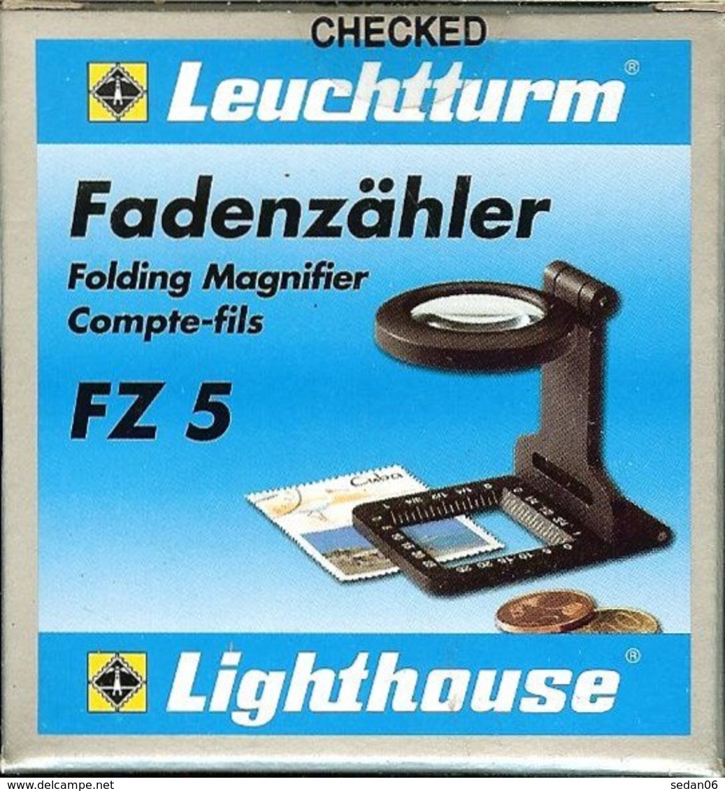 LEUCHTTURM - COMPTE-FILS FZ 5 - Gr 5x (Réf.FZ 5) - Pinzetten, Lupen, Mikroskope