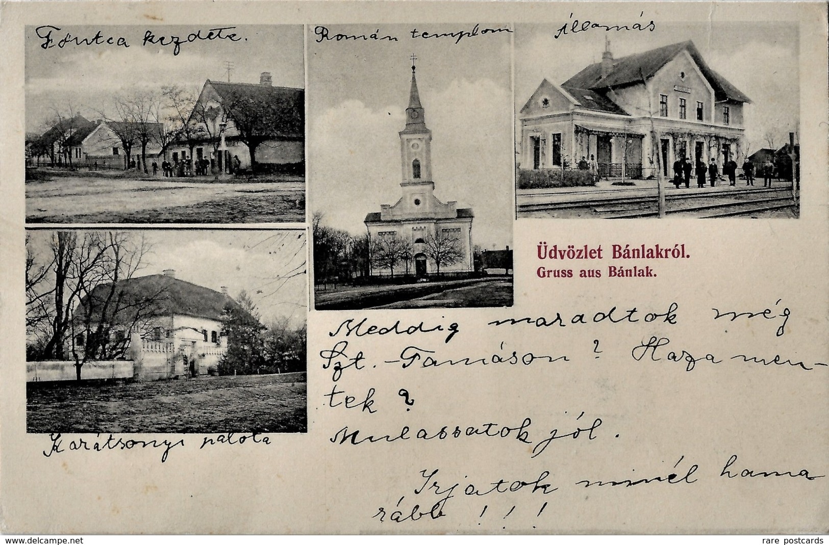 Banlak 1907 - Romania - Railway - Romania