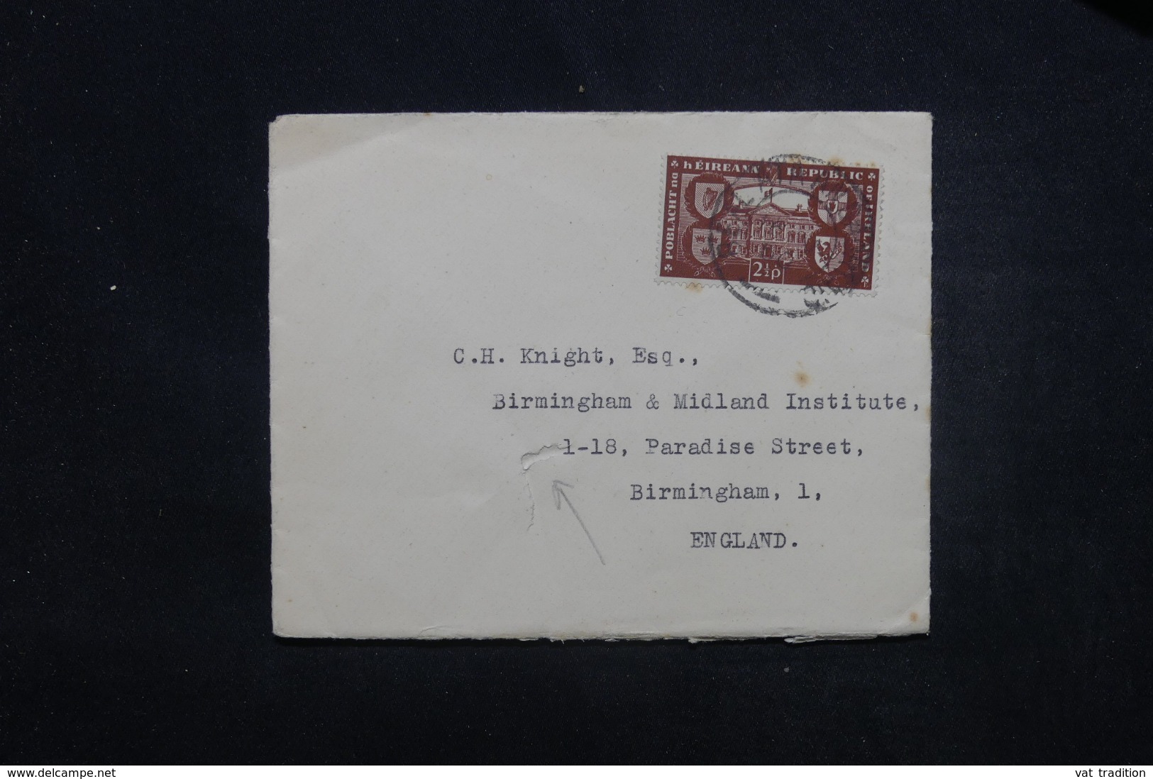 IRLANDE - Enveloppe Pour Birmingham, Affranchissement Plaisant - L 45334 - Storia Postale