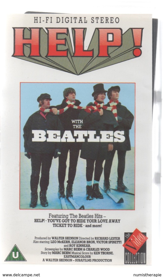 HELP! With The Beatles VHS PAL (1965/1989) - Comedias Musicales