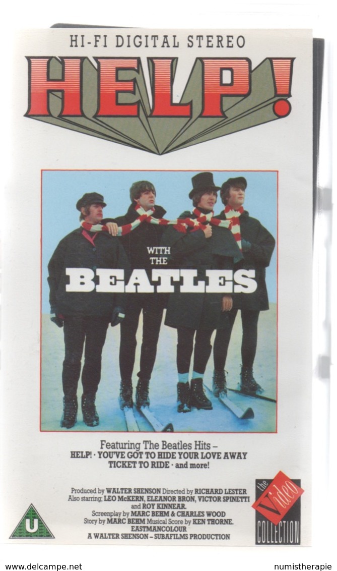 HELP! With The Beatles VHS PAL (1965/1989) - Musicalkomedie