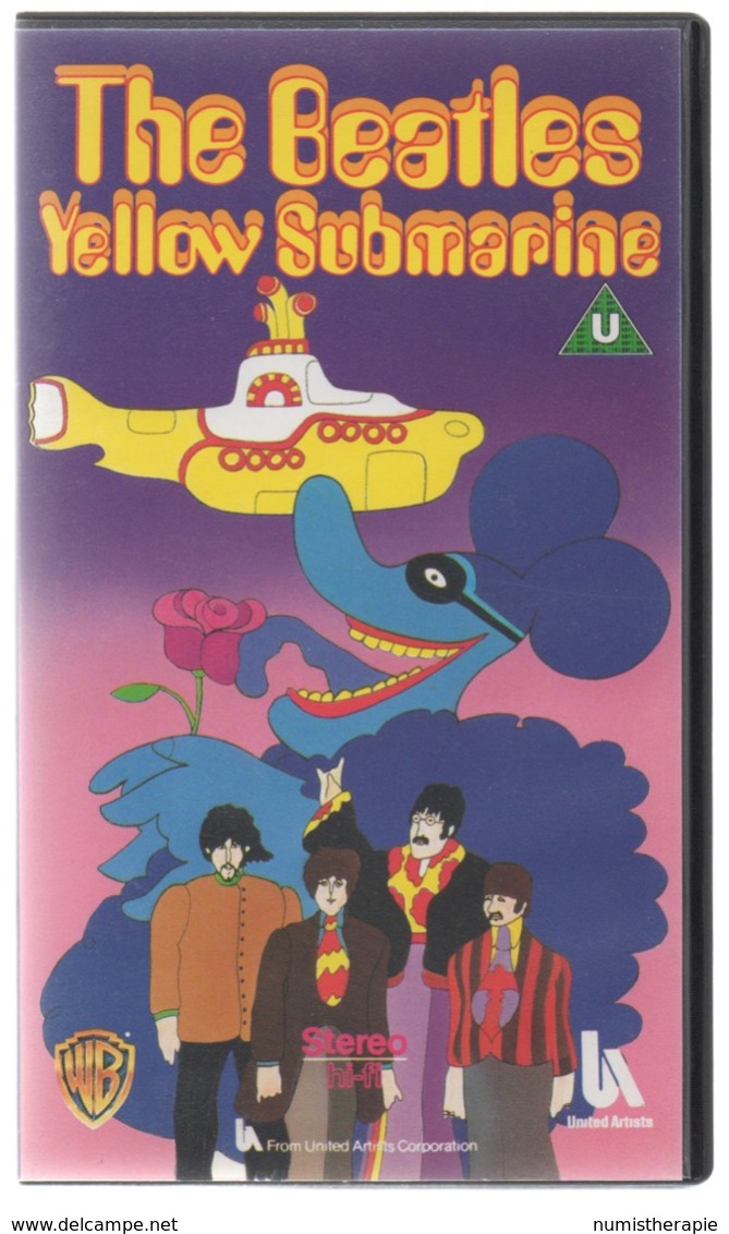 Yellow Submarine By The Beatles VHS PAL (1968/1988) - Commedia Musicale
