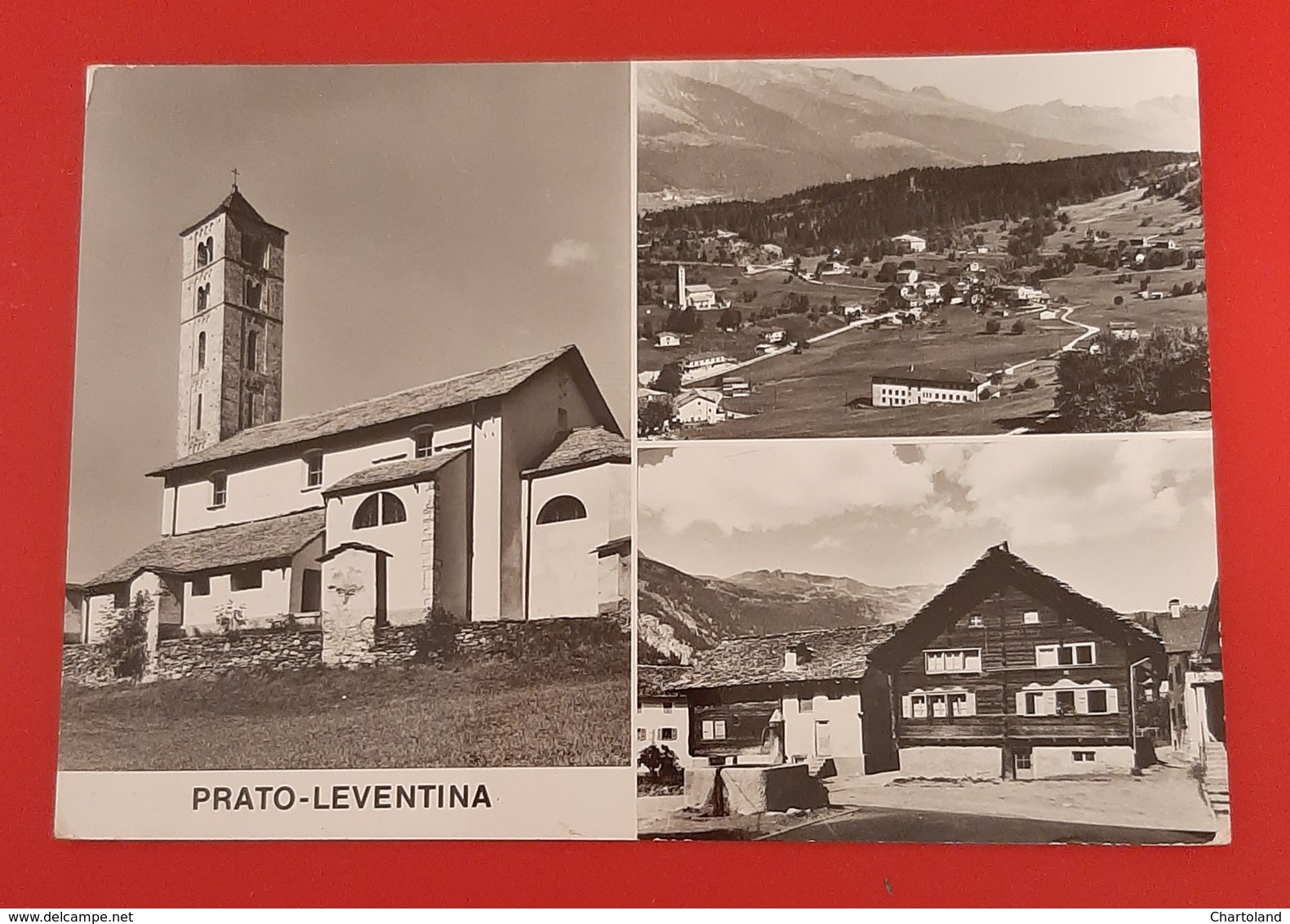 Cartolina Prato - Leventina - 1968 - Prato