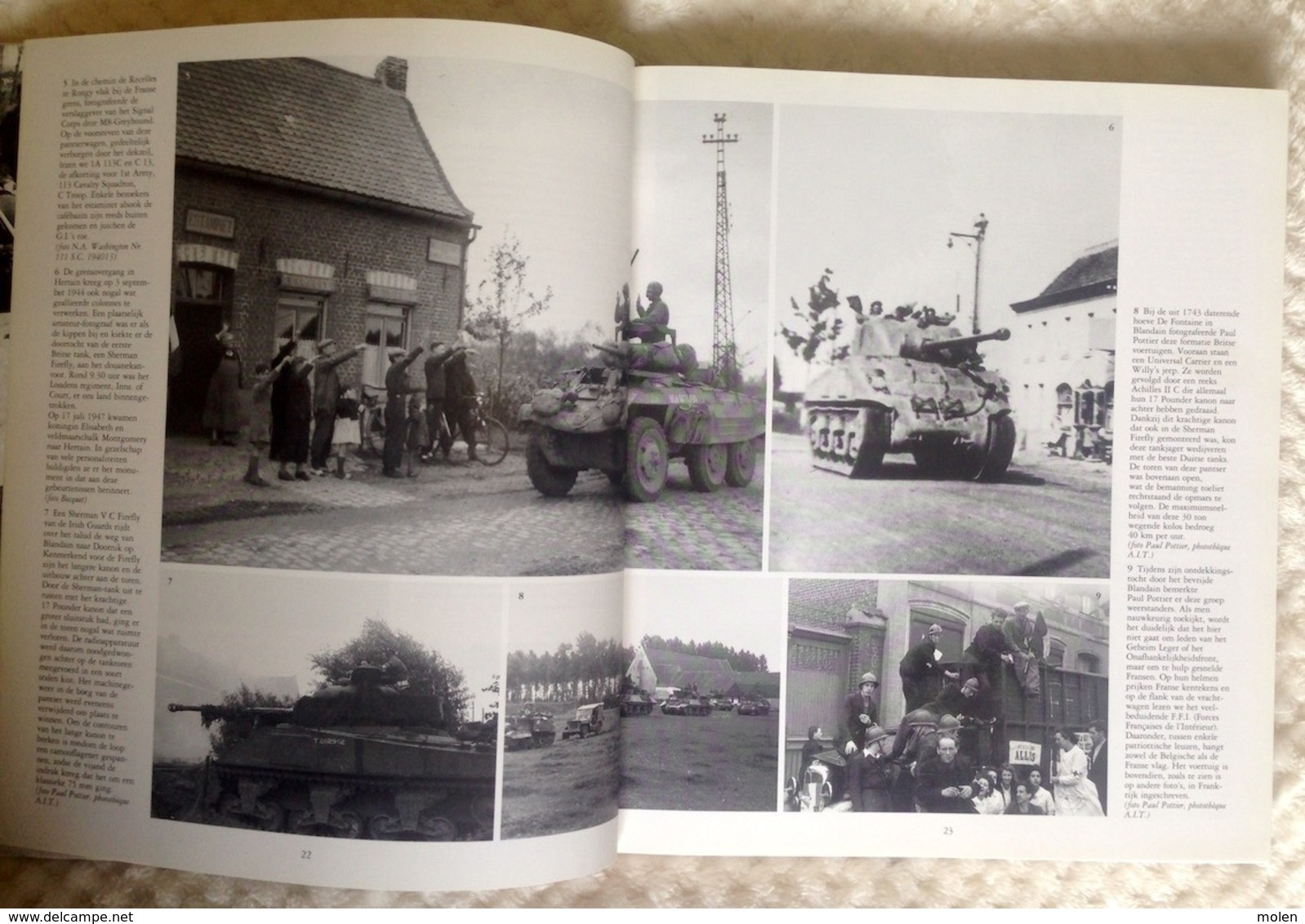 BELGIE 44 DE BEVRIJDING 245pp Meer Dan 400 Foto’s ©1993 WW2 WO2 Oorlog 1939-45 Guerre Lannoo Militair Geschiedenis Z701 - Guerre 1939-45