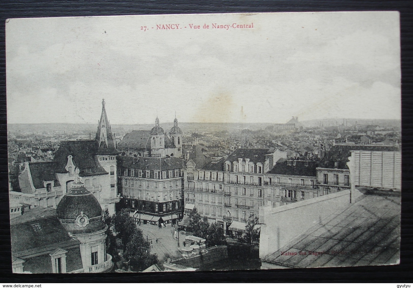 Gare De Nancy Service De Garde G.V.C Section B Bis, Marque Rouge Sur CPA - Poste Ferroviaire