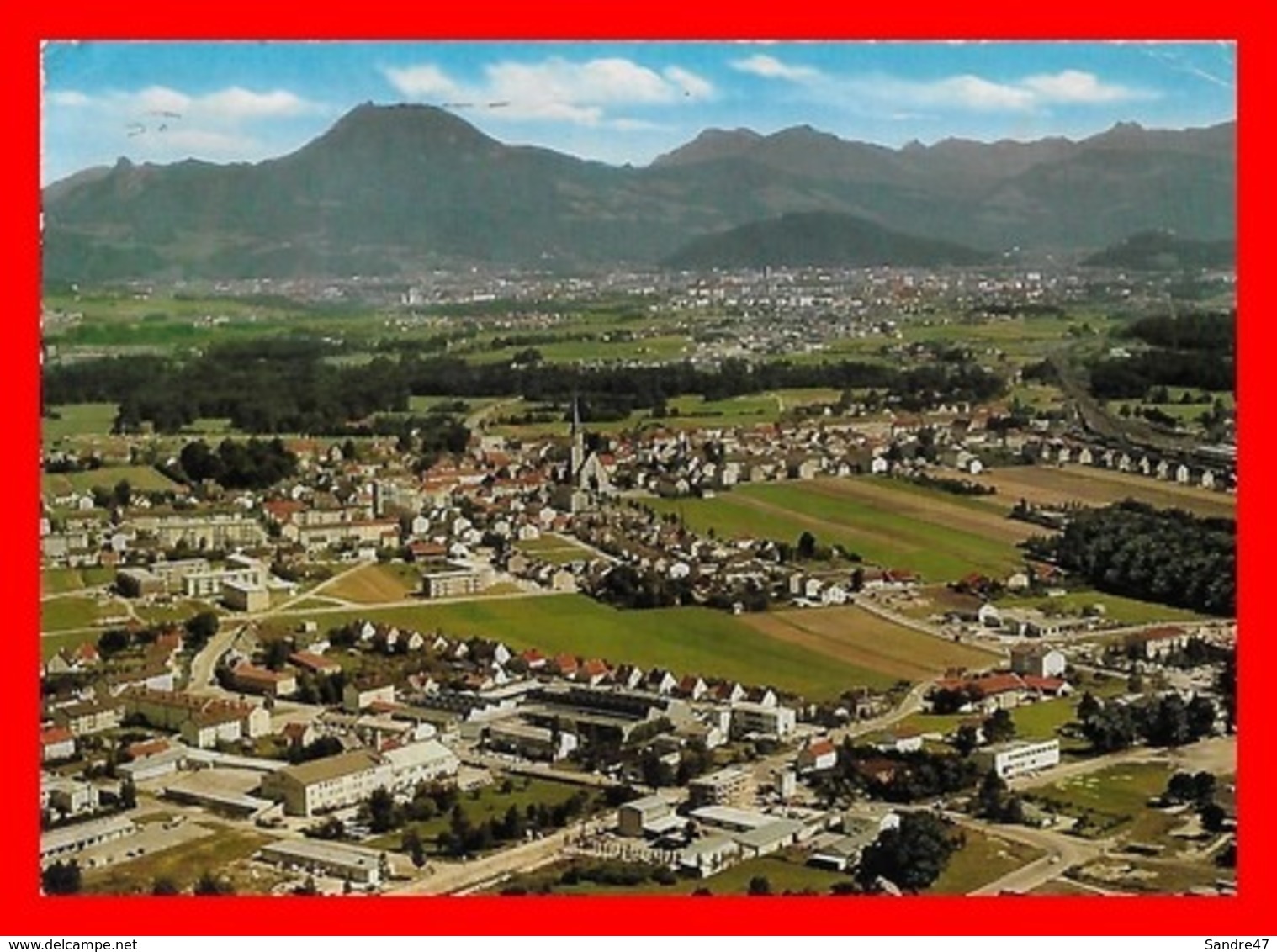 CPSM/gf  BAD KISSINGEN (Allemagne)  Mit Salzburg, Vue Aérienne...K044 - Freilassing