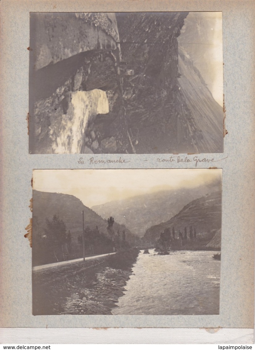 7 Photographies  La Grave La Romanche Ensemble De 7 Photographies De Particulier Toutes Situés RARE ( Ref 191181) - Lieux