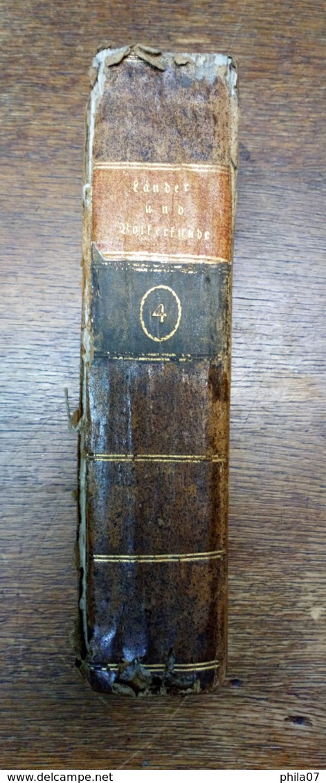 Book Nordische Reich Danmark, Norwegen Und Schweden, Edition Prague 1808. Complete Book With Over 600 Pages, Map Of Denm - Old Books