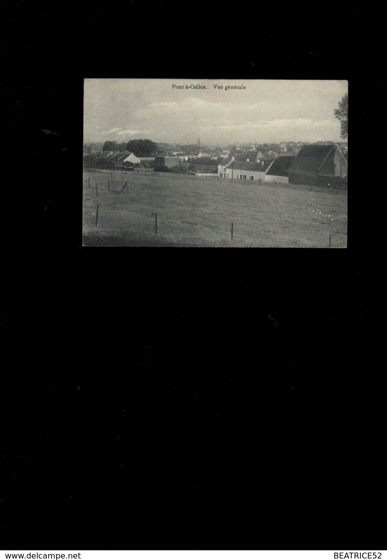 PONT A CELLES VUE GENERALE DU VILLAGE EN 1913 - Pont-à-Celles